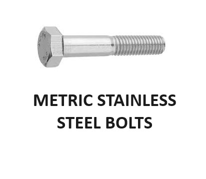 Bolts Hex Head Metric Stainless Steel Select Grade